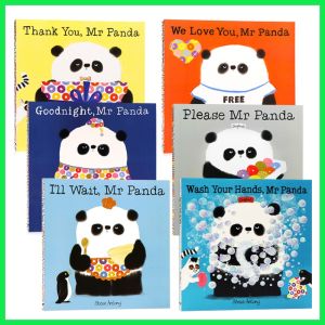 【Ready Stock】Please Mr Panda Thank you / We love you / Goodnight/ Ill wait Mr Panda,Good behaviour matters 6booksSteve Antony