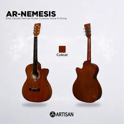 ARTISAN Gitar Akustik Pemula ( AR - NEMESIS ) Model Cutway Senar 6 String