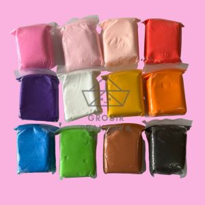 ECER SATUAN Magic Air Dry Clay Warna Warni Magic Clay Air Clay DIY Modeling Polymer Soft Clay Mainan Anak Plastisin Ultra Light Clay