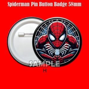 Lencana Butang Pin / Spiderman Pin Button Badge 58mm