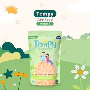 Abe Food Tempy Tempe Crispy Oregano - Cemilan Keripik Tempe Oregano