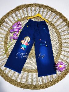 KULOT JEANS ANAK LOL LED 4 TAHUN SAMPAI 12 TAHUN