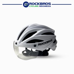 Rci Rockbros TT36 10110045 Helm Sepeda Bicycle Helmet Magnetic Photochromic Glasses Adjustable