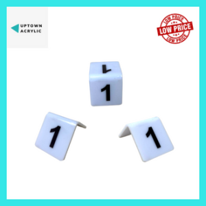 Table Top Number/ Table Number Stand/ Order Token Queue (Set of 10) / V Stand / Double Sides /座位牌立牌/ 餐桌牌