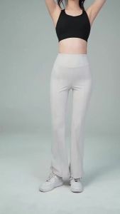 2025Womens High Waisted Hip Lifting Flared Yoga Pants Stretchy Fitness Tights Breathable and Smooth8/26