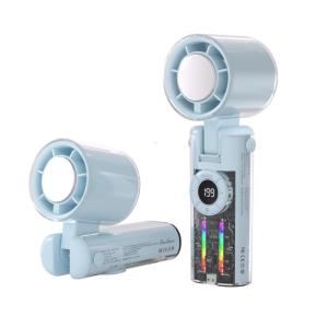 4000mAh Wearable Hand Fan thiết kế có thể tháo rời động cơ lý tưởng cho phòng tập thể dục đi bộ đường dài làm việc đi lại