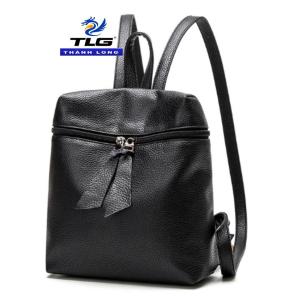 Balo nữ da Ba Lô Da Đồ Da Thành Long TLG Z 205987 (Đen)