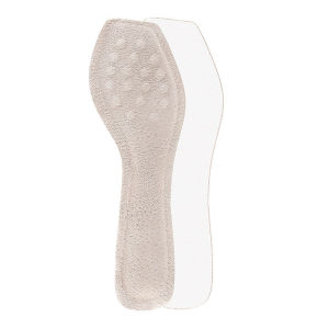 [Free Shipping] Leather Insoles With Thickened Latex Particles For Massage And Shock Absorption Full Cushioning For High Heels Pointed And Round Toe Self-Adhesive Anti-Abrasion Insoles