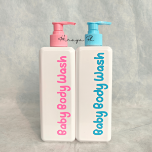 Hiraya Ph Soap Dispenser for Baby and Kids Bottle Soap 500ml with Labels Baby Soap Container Only