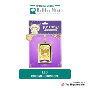 Sanrio Kuromi Horoscope 24K Gold-Plated Keychain [The Singapore Mint]