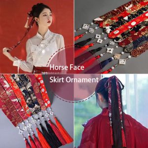 THANKSKY เครื่องประดับกระโปรงหน้าม้า ที่คาดผมสไตล์จีน งานปัก มังกรมังกร โบว์ริบบิ้นประดับศีรษะ ของขวัญสำหรับเด็ก ที่คาดผมโบราณ เครื่องประดับผม Hanfu ผู้หญิง/ผู้หญิง