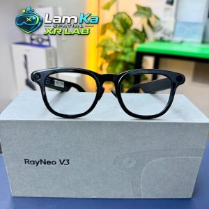 Smart AI Glasses RayNeo V3 - Kính Thông Minh - Camera POV 4K Bluetooth Nghe Gọi AI Thông Minh