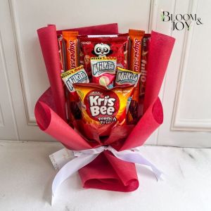 bloomandjoy 10pcs buket snack bucket snack kado wisuda buket wisuda ulang tahun anniversary buket snack 30ribu