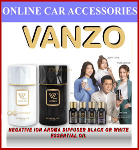 Vanzo Negative Ion Aroma Diffuser Black or White Essential Oil Vanzo 负离子香薰油 Minyak Pati
