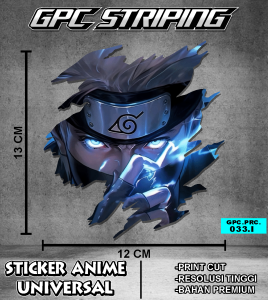 STICKER Princut Universal NarutoLuffy Anime Stickers Decal Camper Sudah terpotong By Gpc Striping 033