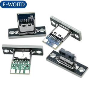 E-WOITD  1 cái Type-C nữ kết nối jack sạc cổng USB 3.1 Loại C ổ cắm với sửa chữa tấm