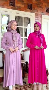 MIDI DRESS ARRAFI | DRESS MIDI RAYON PREMIUM | MIDI DRESS SORA WANITA TERBARU ELEGANT POLOS | DRESS TERLARIS BY ARRAFI