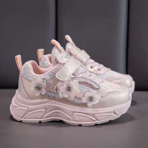 Sepatu Sneakers import Fashion Anak Cewek Perempuan Produk Sesuai Gambar Size 26-37 Bisa COD SP-051