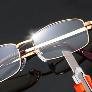 Alloy Metal Reading Glasses Women Men Full Rim Clear Anti-Scratch Farsightedness Glasses Presbyopia Diopter +1.0+1.5+2.0+2.5+3.0+3.5+4.0