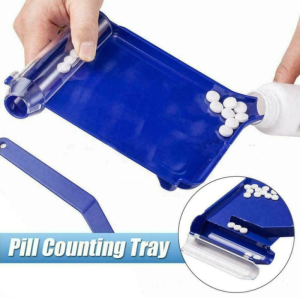 Pills Counting Tray Counter Dispenser Pharmacy Spatula Doctor Pharmacists Set