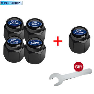 SCH Ford Ranger Car Tyre Valve Caps Stainless Steel Wheel Stem Air Caps For Fiesta Focus