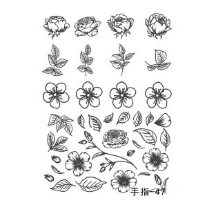 【Buy 1 Take 1】【Finger series】SAI MAGIC TATTOO 039 Lasts To 2 Weeks Tattoo Sticker Waterproof Long Lasting Temporary Fake Tattoo 7.5CM×11CM