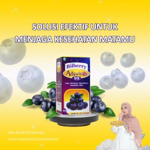 Kapsul BILBERRY Adawiyah Vitamin mata obat mata katarak mata minus mata lelah