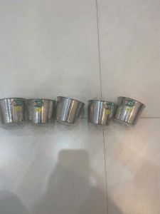 Combo Set 5 Ly Làm Đá Inox 304 Size Số 8