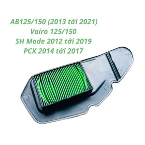 Lọc Gió Giấy Dầu Cao Cấp Xe Airblade AB125 AB150 Vairo PCX SHMode Click lọc bụi tốt tiết kiệm xăng