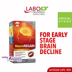 LABO Nutrition NeuroREGAIN - Plasmalogens For Brain Memory Mental Clarity & Cognitive Health Supplement • Made in Japan • 60 Veggie Caps