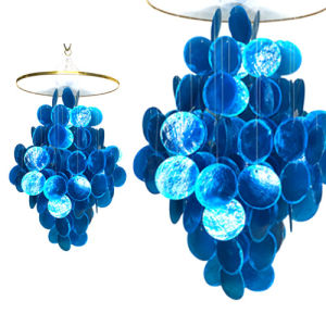 โมบายเปลือกหอย โมบายแขวนประตู กะปิส seashell กระดิ่งลม เสียงไพเราะ งาน Handmade สีสันสวยงาม สําหรับของขวัญ ตกแต่งบ้าน โคมไฟ ขนาดยาว 16 research Wind Chime