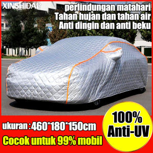 Ukuran 460*180*150cm XINSHIDAI cover mobil waterproof outdoor 100% Anti-UV Perlindungan seluruh tubuh tahan sinar matahari salju tahan sobek tersedia untuk semua mobil anti bocor selama tutup mobil avanza anti air Body Cover mobil sarung mobil