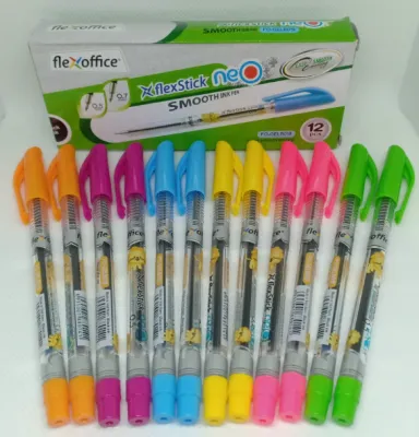 Flex Office Flextok and Flex Stick 12pcs. Ballpen 0.5mm and 0.7mm