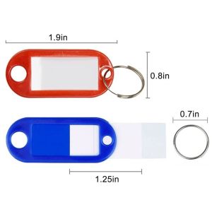 28 Bit Stainless Steel Key Organizer Management With Key Rings And Key Tags Labels Key Chains Holder