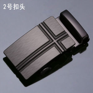 Mens Alloy Automatic Belt Buckle High quality Black metal buckle mens business casual width 35mm Belt(Only Can Match Our Belt)