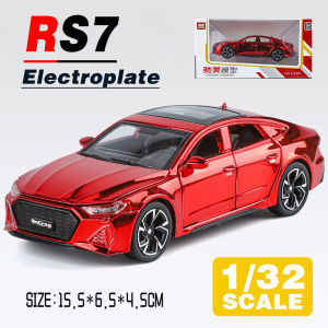 LEO 1:32 Audi RS7 Diecast โมเดล รถอัลลอยด์รถยนต์ของเล่นคอลเลกชันของขวัญสําหรับเด็กชายสาว ของเล่นเด็ก