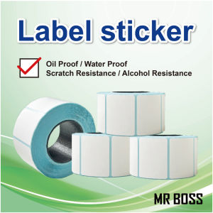 40X30mm rolls Thermal label printer stickers Water Oil Scratch proof Strong adhesive