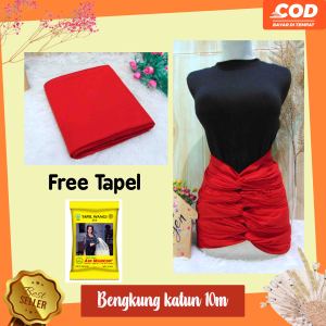 kembarshop- Stagen pelangsing perut korset bengkung modern bengkung katun 10m bengkung belly binding bengkung andien batik cap motif n warna RANDOM