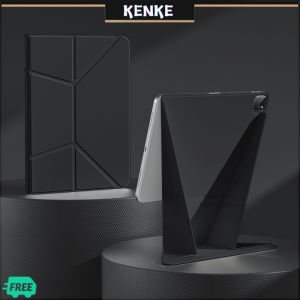 KENKE iPad case Magnetic detachable smart case Patent design Heightening design Horizontal and vertical screen support Can be operated with one hand for ipad 2022 M2 pro 11 ipad 10th gen 2020 ipad air 4 air 5 Ultra-thin magnetic double-sided folder case
