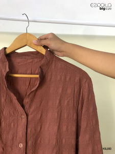 Ezpata Atasan Tunik Zarea Jumbo Crinkle Kancing Depan Busui Friendly Lengan Serut Wudhu Friendly