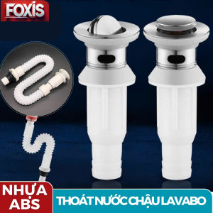 [FREESHIP] Xi Phông Chậu Rửa Mặt XP02  Bộ Xả Lavabo  Chống Hôi  Nhựa ABS Kéo Dài Được Đầu Inox Bóng Thoát Nước Nhanh Ngăn Mùi-FOXIS