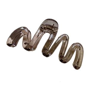 Unique Hair Claw Clip Large Brown Hair Claw Hair Adornment Elegant Wide Hair Claw Clip Hair Ornamentation