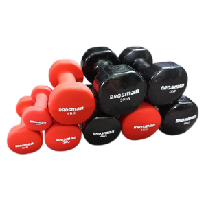 TẠ SẮT 1kg 2kg 3kg 4kg 5kg hàng nhập khẩu Tạ tay bằng sắt bọc cao su hãng BROSMAN cao cấp