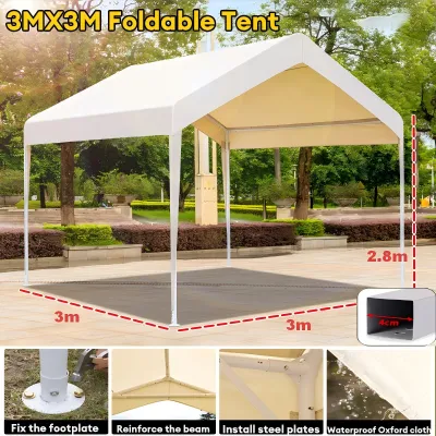 Folding Canopy Canopy Tent Folding Tent Khemah High-Quality Outdoor Tent Gazebo Khemah Lipat Bazaar Canopi Umbrella