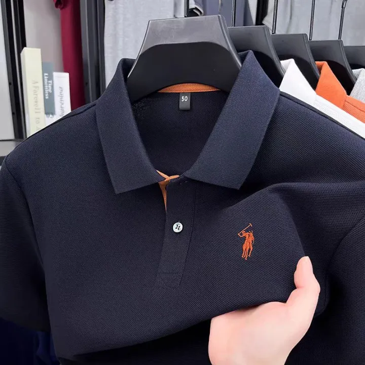 Men%20Summer%20Polo%20Shirt%20Business%20Casual%20Short%20Sleeve%20Loose%20Fit%20Tshirt%20Solid%20Color%20Embroidered%20Collar%20Top%20-%20Image%207