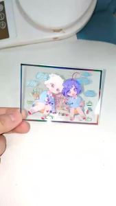 Blue Lock Acrylic Transparent Card Photo Props Diy Card Anime Peripheral CP Nagi Seishiro Mikage Reo Collectible Ornaments Holiday Gift