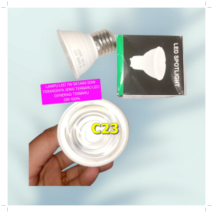 C23 LAMPU LED 7W E27 100% ORI SETARA 50W TERANGNYA JENIS TERBARU LED GENERASI TERBARU PUTIH WHITE