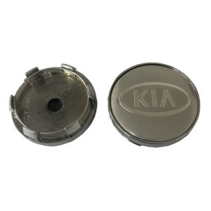 Logo chụp mâm ốp lazang bánh xe ô tô Kia đường kính 60mm chất liệu nhựa ABS cao cấp
