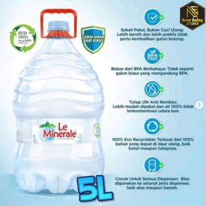 Air Leminerale 15Liter | Baby Mini Galon 5Liter