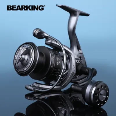 BEARKING Fishing Reel GK 5.2:1 1000-4000 7kg Drag 13+1BB Metal Spool CNC Handle Spinning Reel Saltwater Reel Carp Reel Fishing